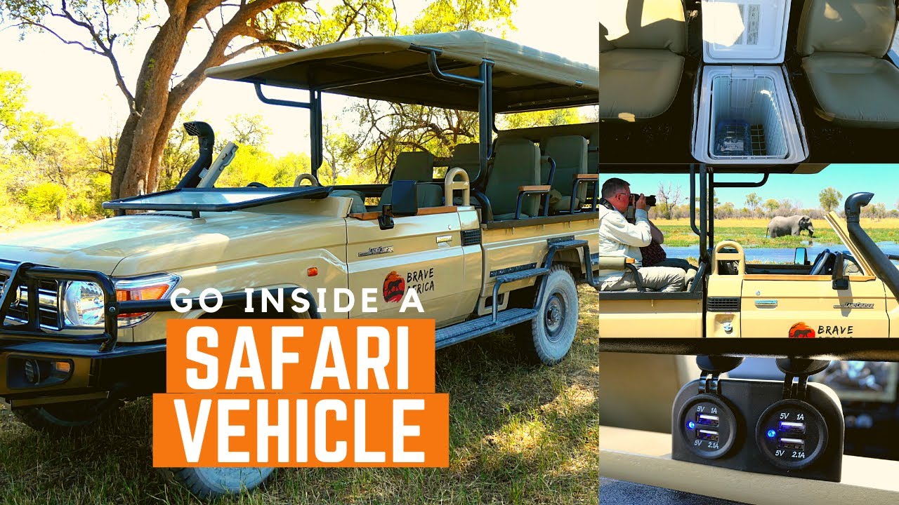 Go Inside Your Safari Vehicle for Game Drives with Brave Africa