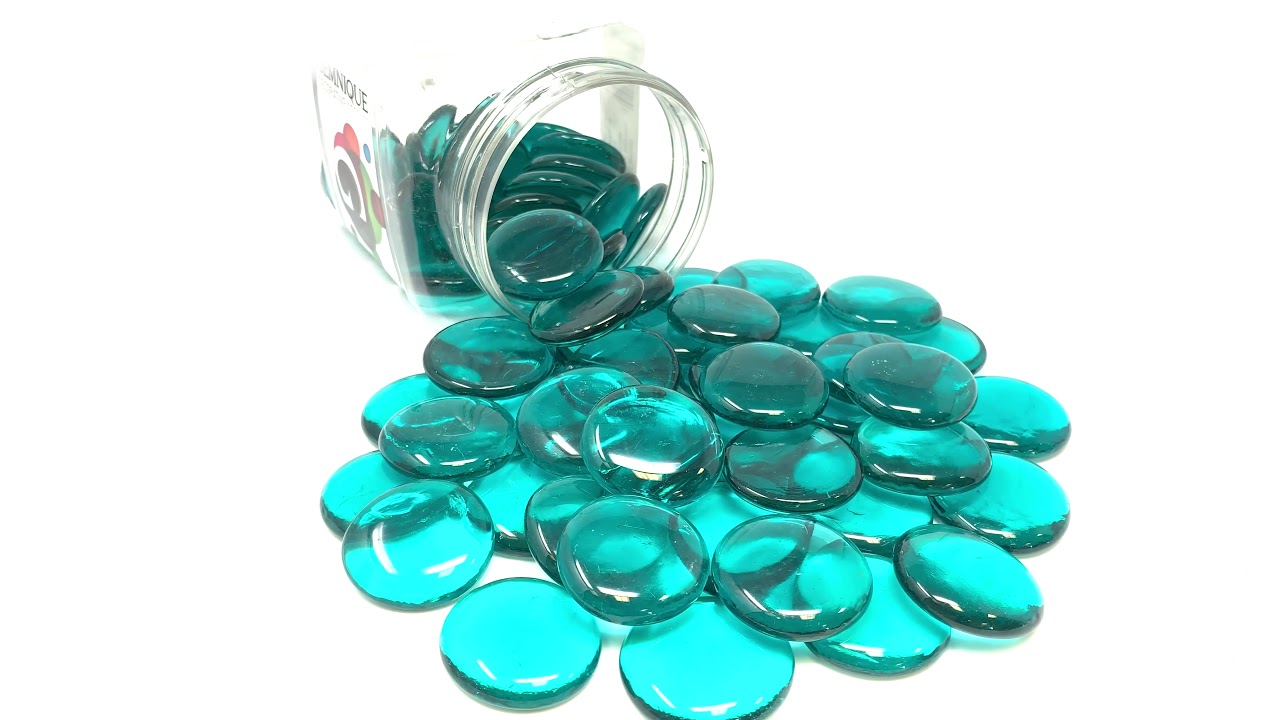 Gemnique Large Glass Gems - Teal (48 oz.)