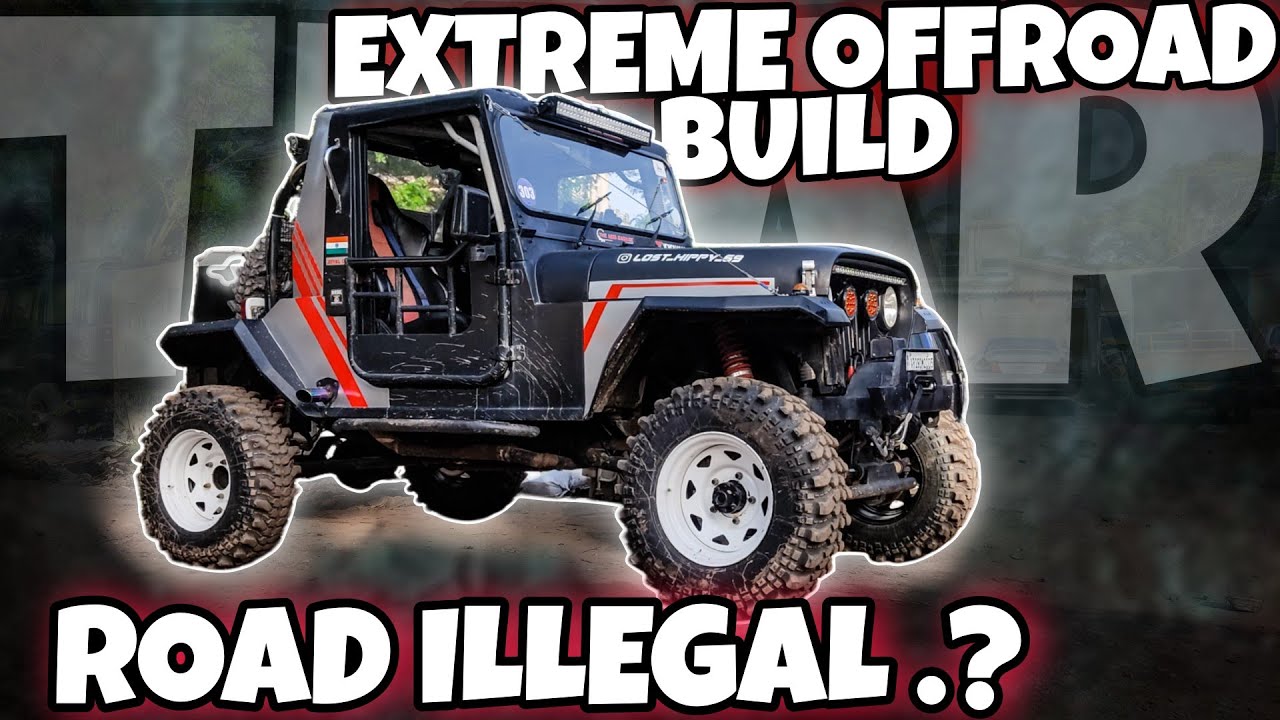 THAR EXTREME OFFROAD BUILD| RFC SPEC | 5 LAKHS WORTH SUSPENSION  | modified wheelz