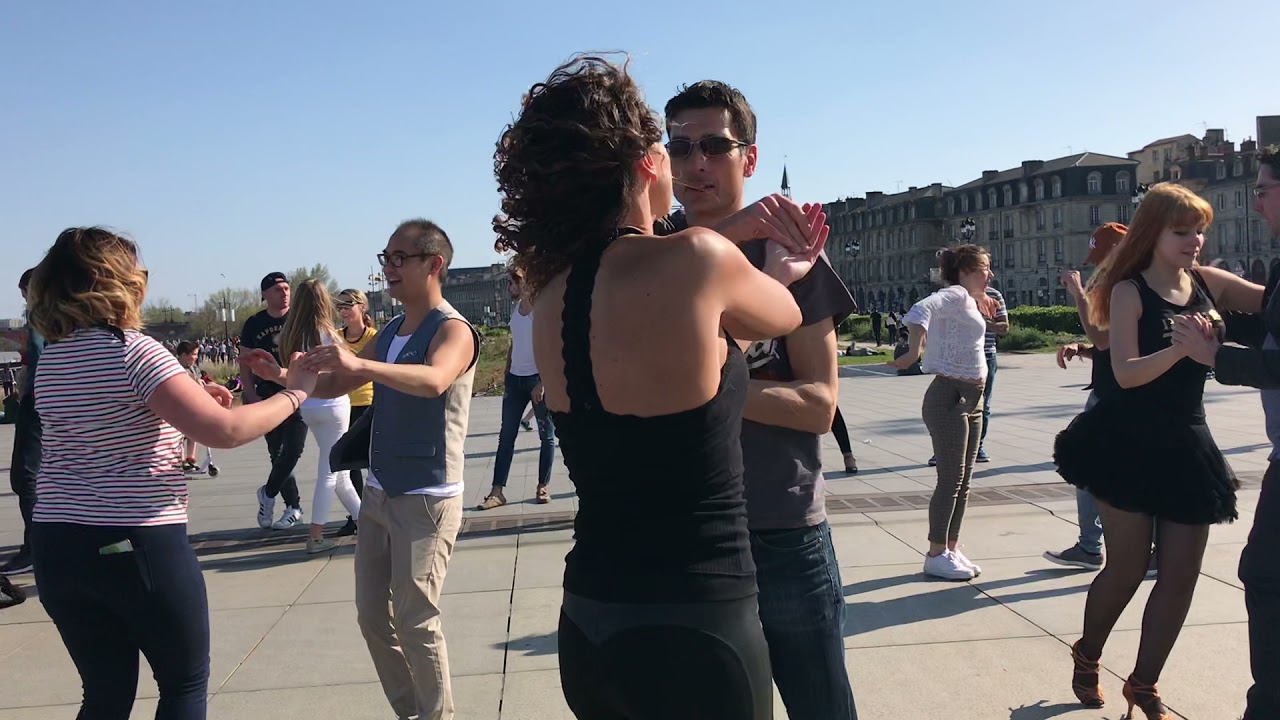 Salsa dancing in Bordeaux, France