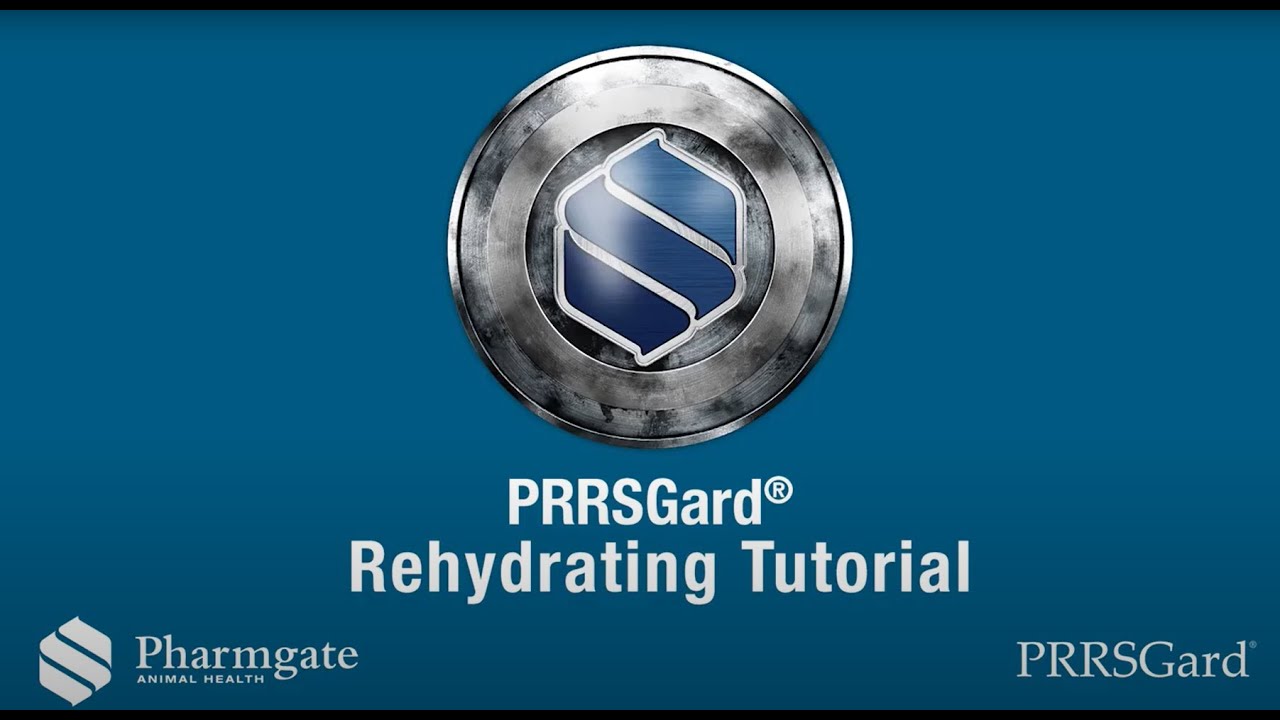 PRRSGard&reg; Rehydrating Tutorial | PRRSGard&reg; from Pharmgate Animal Health