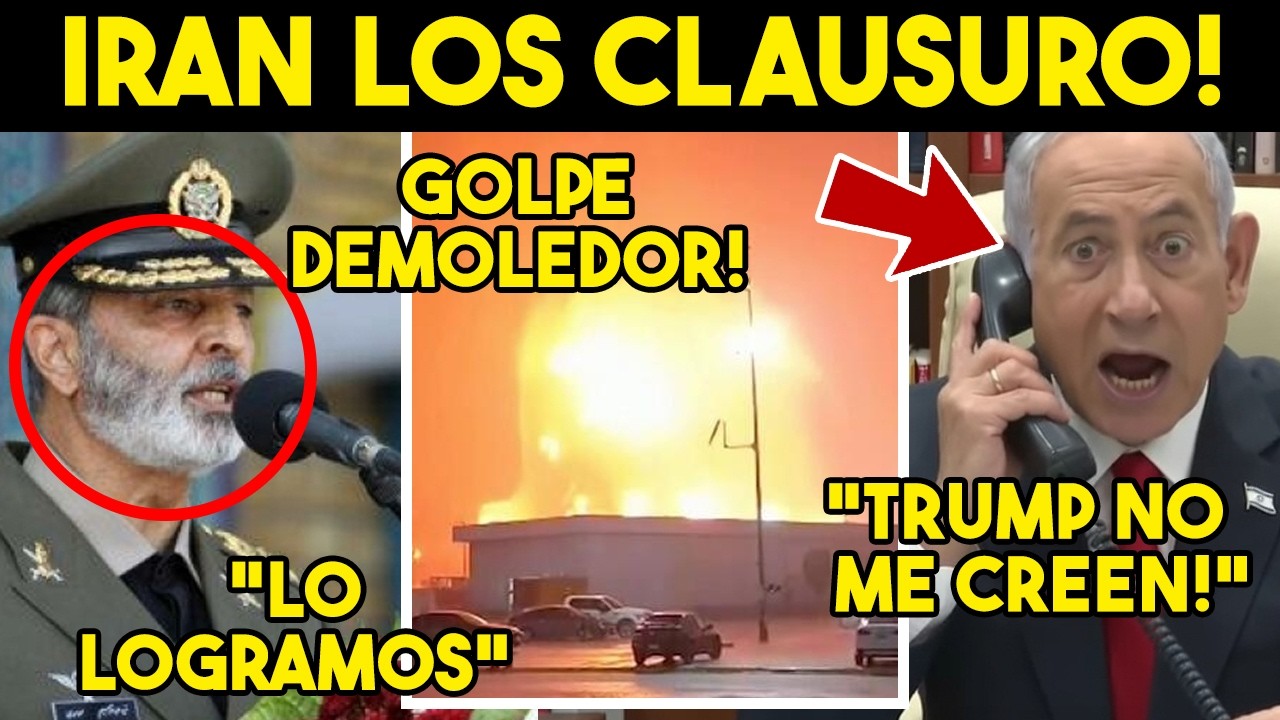 TOMALA! LO LOGRÓ, IRAN LOS CLAUSURA, CIERRAN ARABES. TRUMP EN PANICO, SALEN A LLORAR EN VIVO.