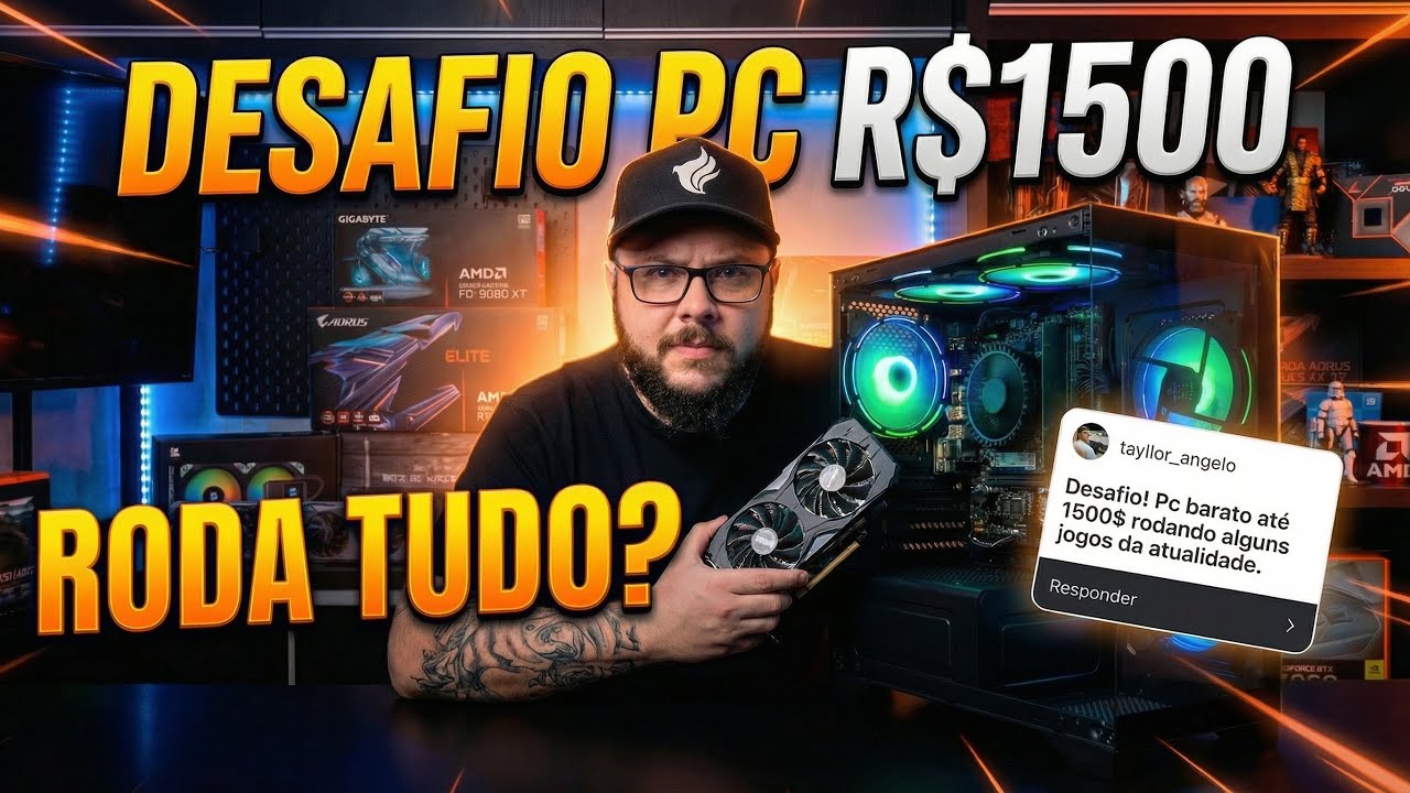 &Eacute; POSSIVEL MONTAR PC GAMER BARATO AT&Eacute; R$ 1.500 REAIS (JOGOS DA ATUALIDADE)