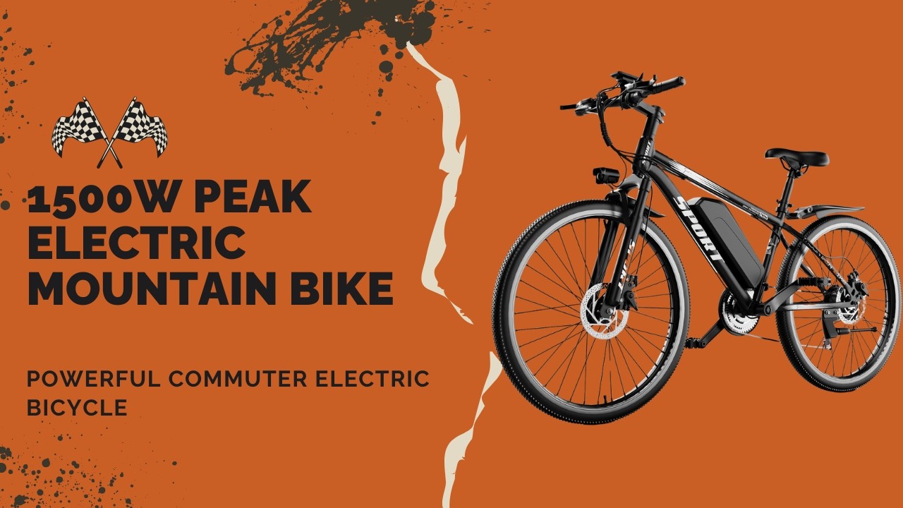 1500W Peak Electric Mountain Bike Review – Fast Commuter Ebike