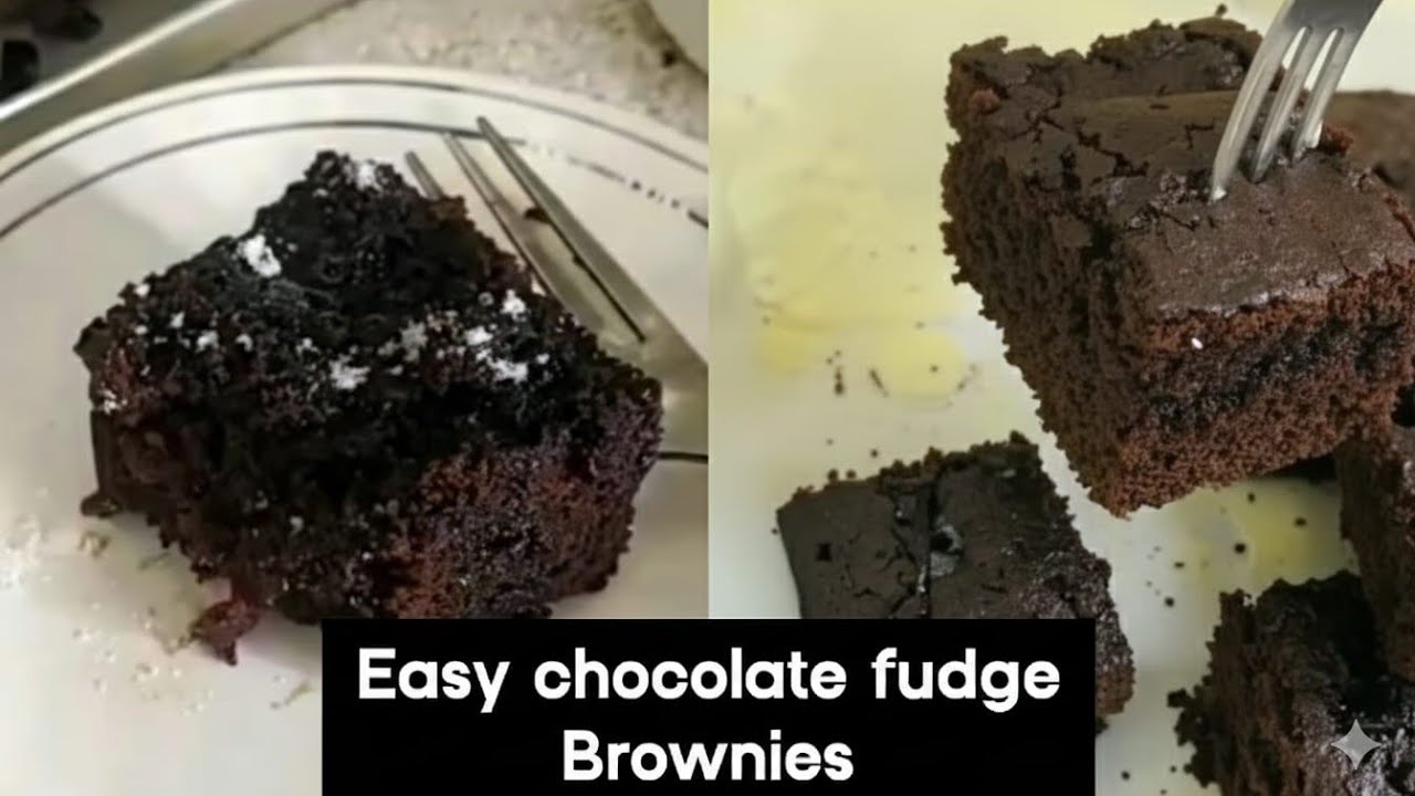 Easy chocolate fudge brownies at home | Eggless brownies recipe | चॉकलेट ब्राउनी कैसे बनाएं
