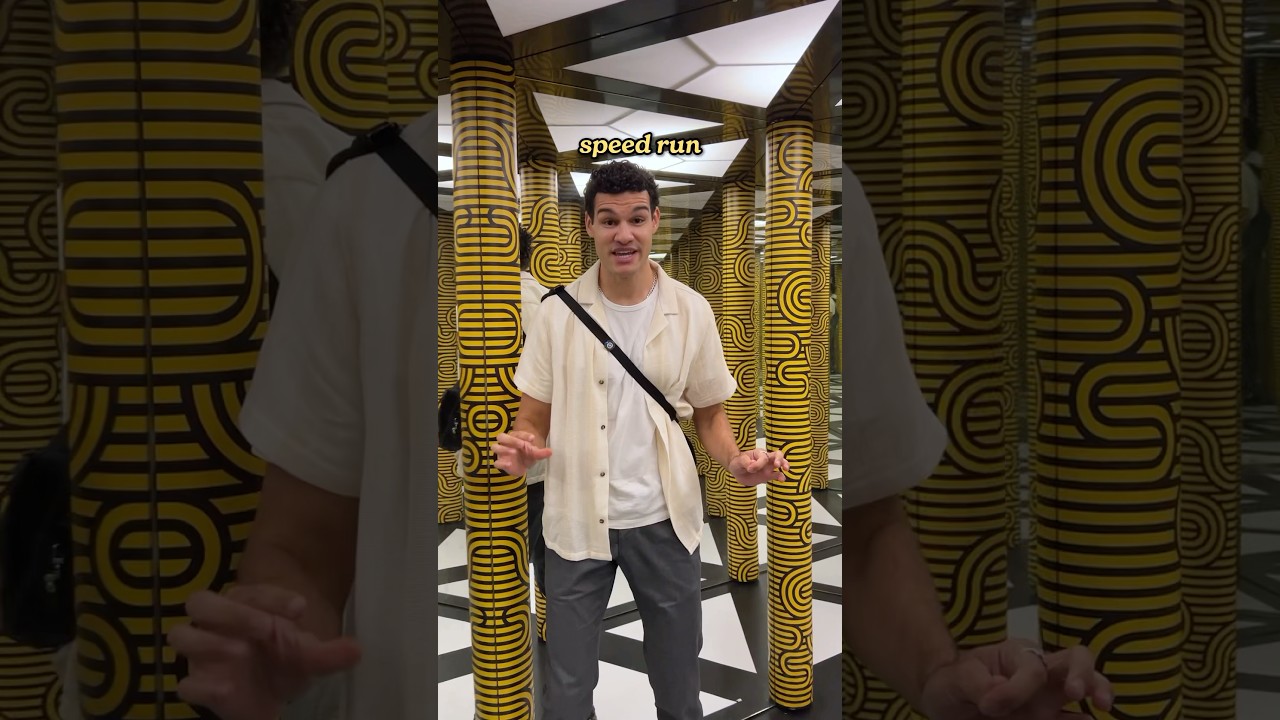 We Tried to Speedrun a Mirror Maze 💀