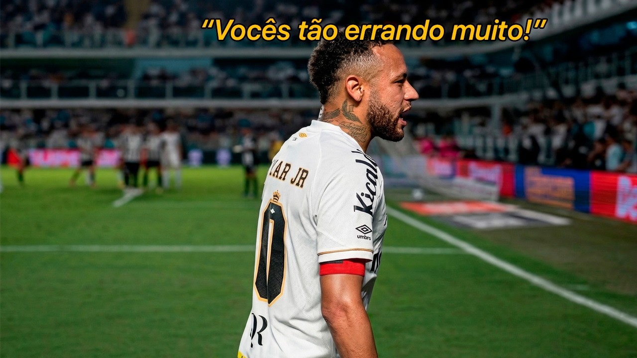 Leitura labial POL&Ecirc;MICA do Santos de Neymar, Gabigol e Cuca x Atl&eacute;tico-MG