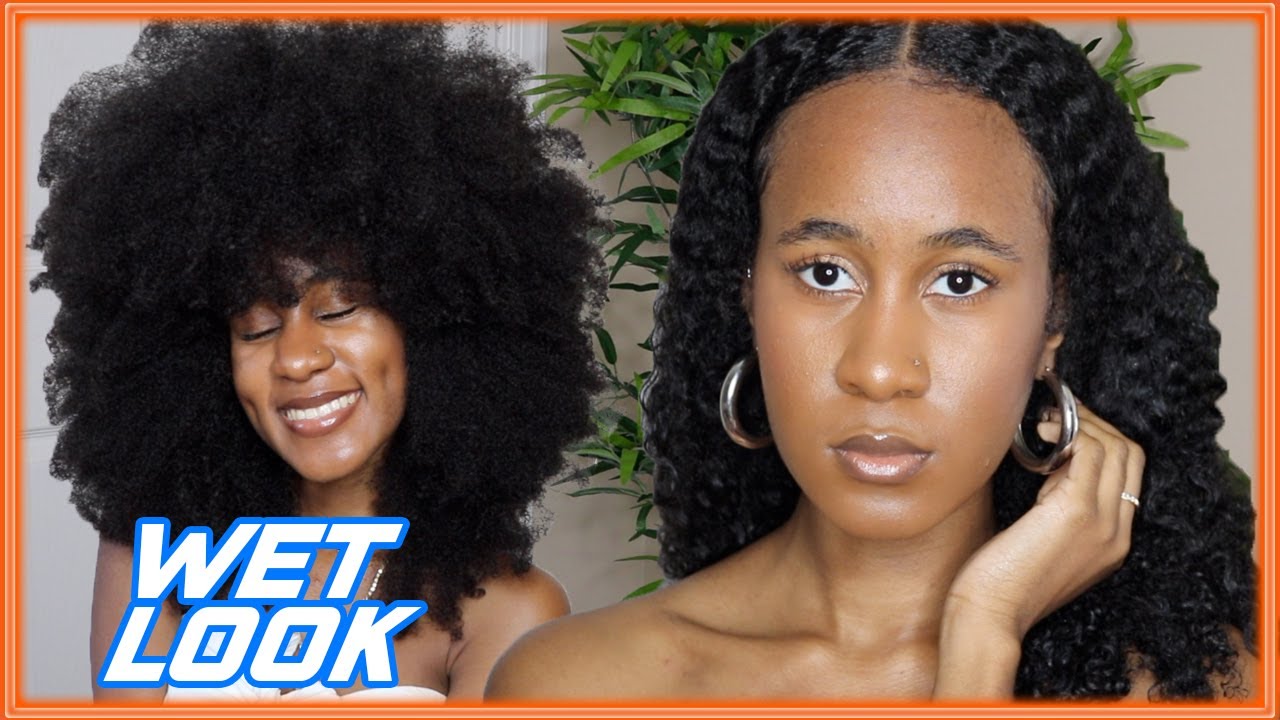 I TRIED THE WET LOOK ON MY TYPE 4 NATURAL HAIR