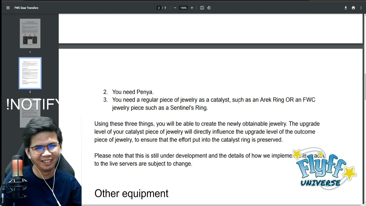 Flyff Universe - Explanation about FWC!