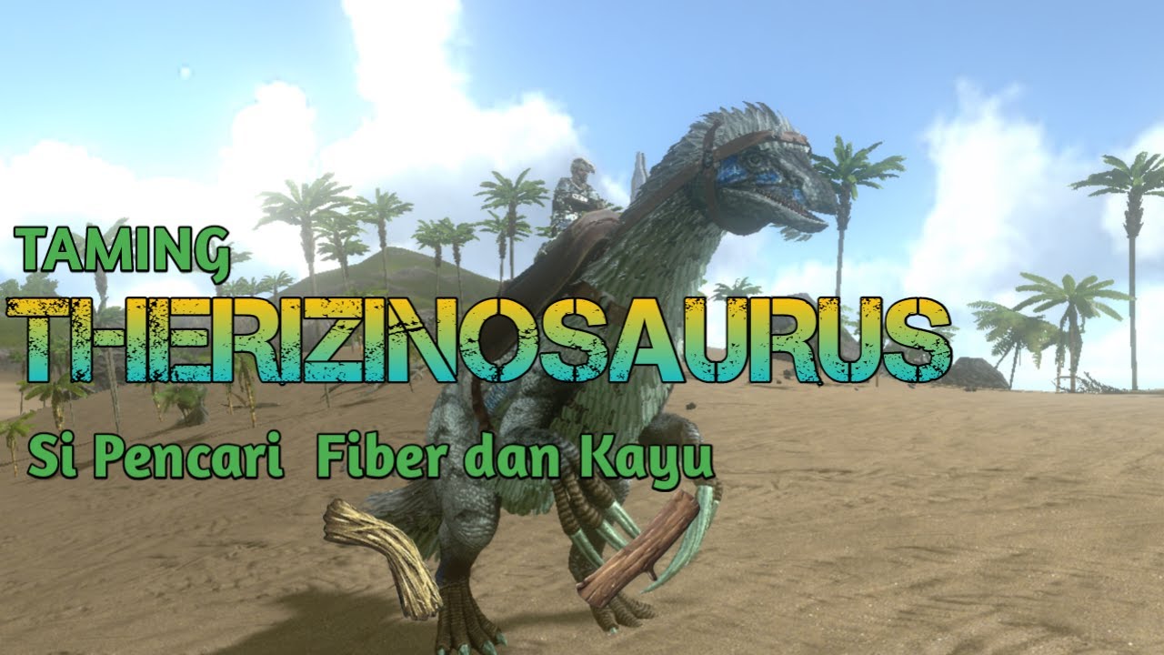 CARA SIMPLE TAMING THERIZINOSAURUS | ARK SURVIVAL EVOLVED MOBILE