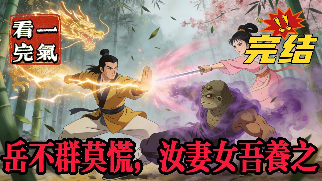 💥💥💥完结！《岳不群莫慌，汝妻女吾养之》醒踏乾坤山河，一剑斩人心鬼蜮；醉卧星辰日月，两臂揽佳人绝色。穿越成福威镖局趟子手，自救并杀穿江湖的故事。#武侠#金庸武俠   #漫画解说#穿越#有声漫画#爽文