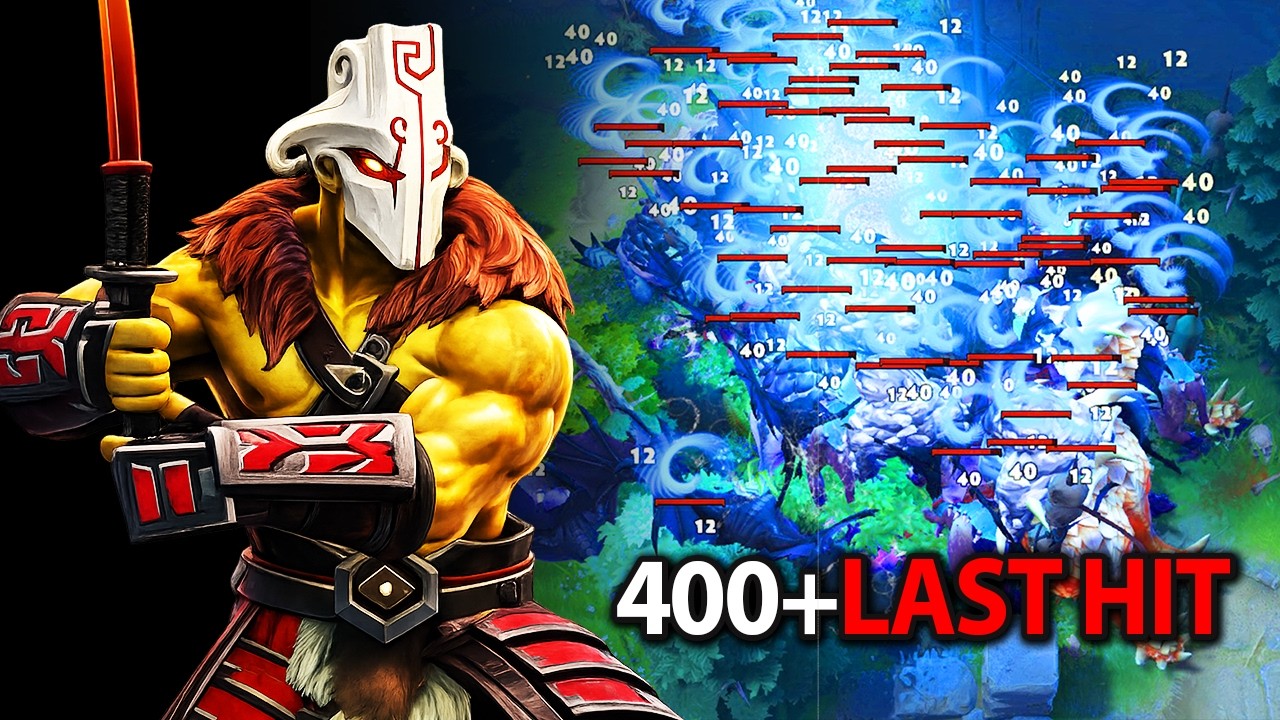 TOP TIER Juggernaut Carry in 7.41b &mdash; 400+ Last Hits and Full Late Game Domination #dota2