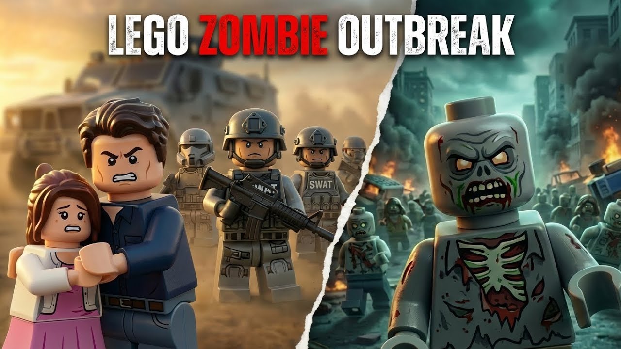 LEGO Zombie Outbreak: City of the Dead (Full Episode 3) | Cinematic Zombie Survival Animation