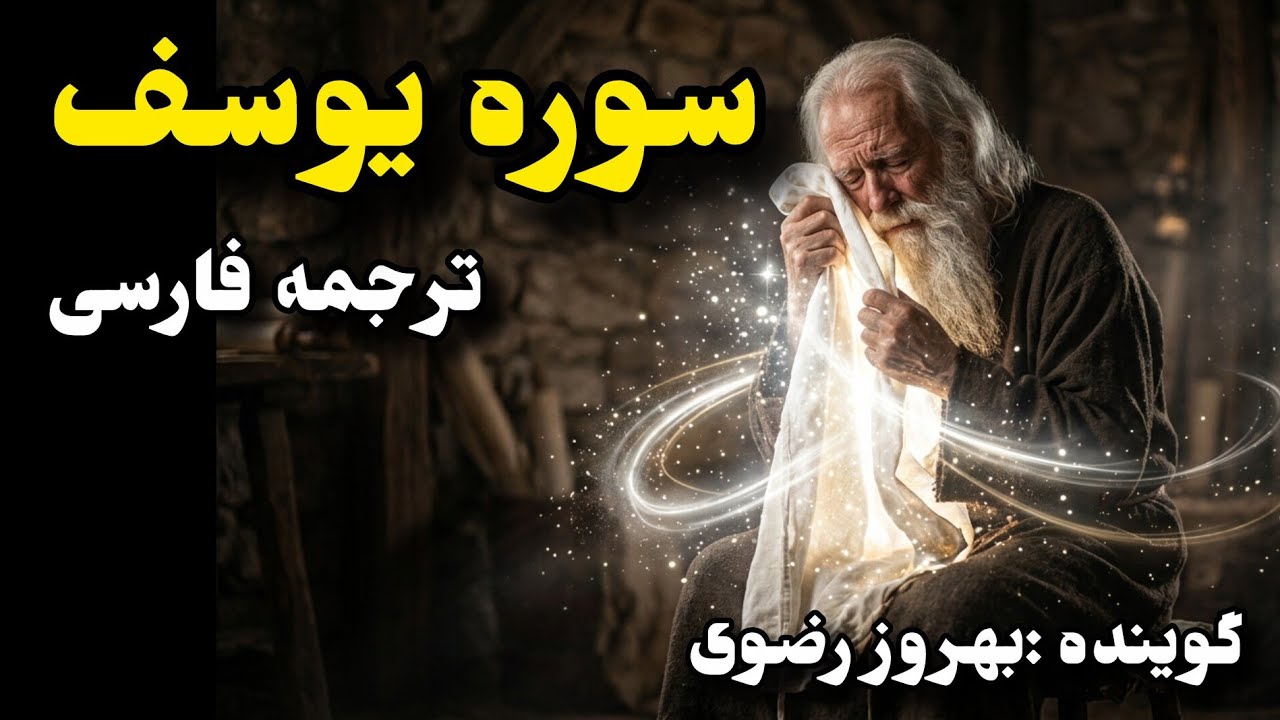 ترجمه فارسی سوره مبارکه یوسف کامل، گوینده بهروز رضوی