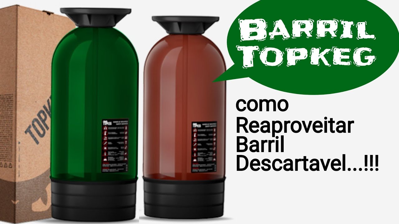 Como Reaproveitar barril Descartavel.... qualquer marca