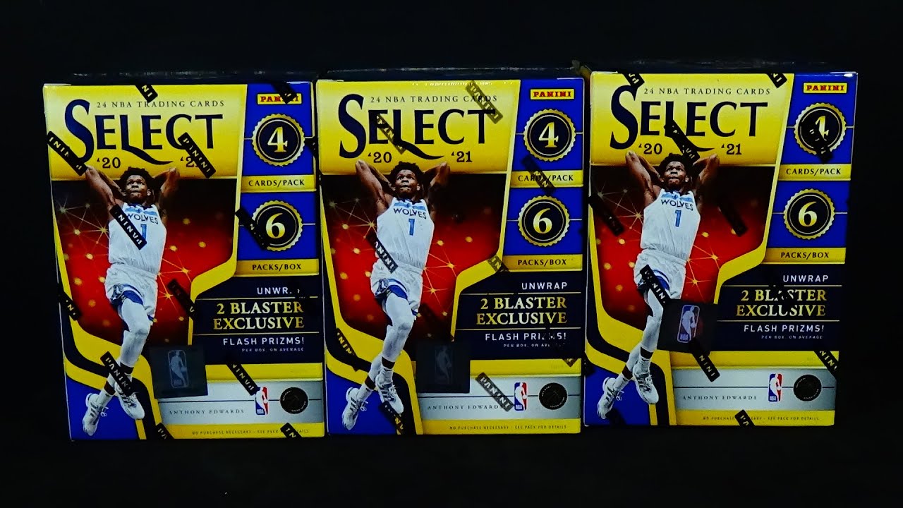2020-2021 Panini Select Basketball 3 Blaster Box Break! MONSTER HIT!!!