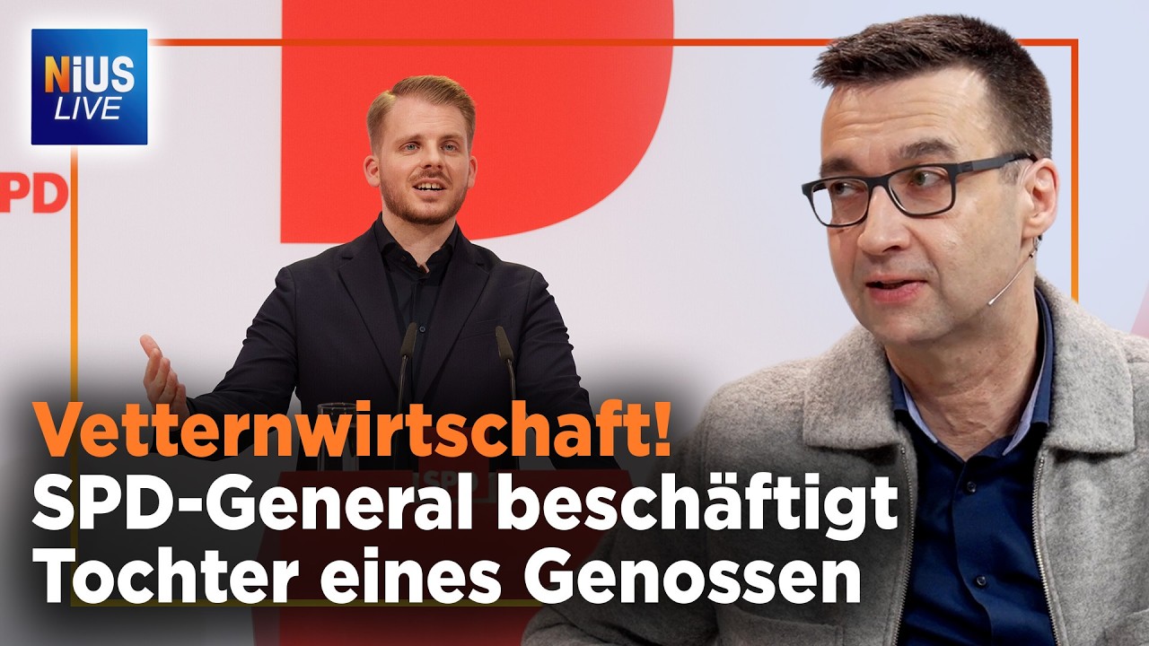 Tim Klüssendorf warnt vor AfD-Filz – doch wer sitzt bei ihm im Büro? | NIUS Live vom 05.03.2026