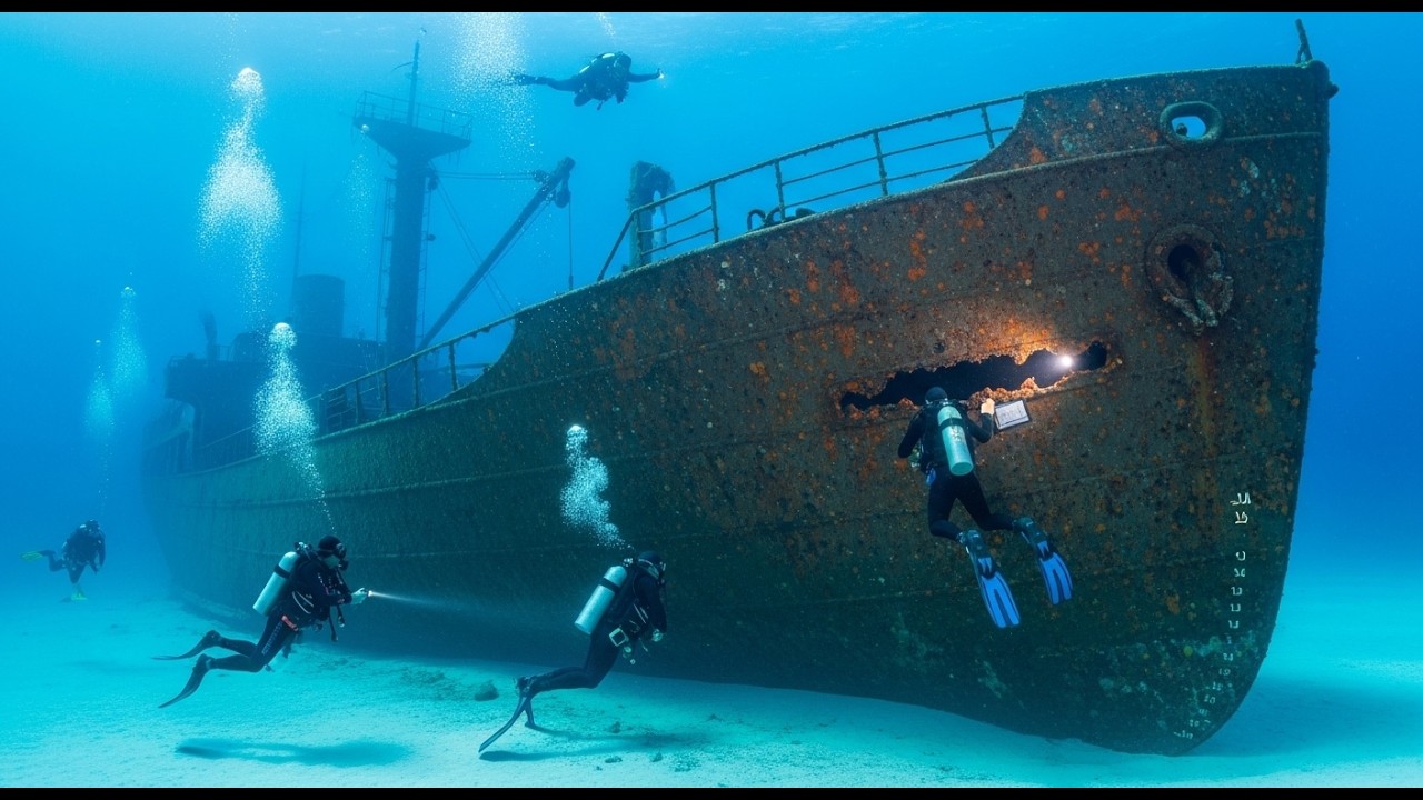 Massive Sunken WWII American Cargo Ship Discovered — An Intact Convoy Frozen in Time ⚓