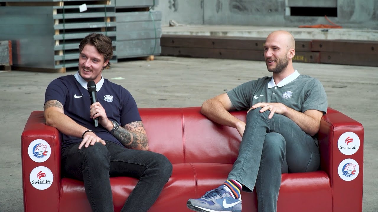 Baustellen-Talk Swiss Life Arena: Ludovic Waeber & Christian Marti