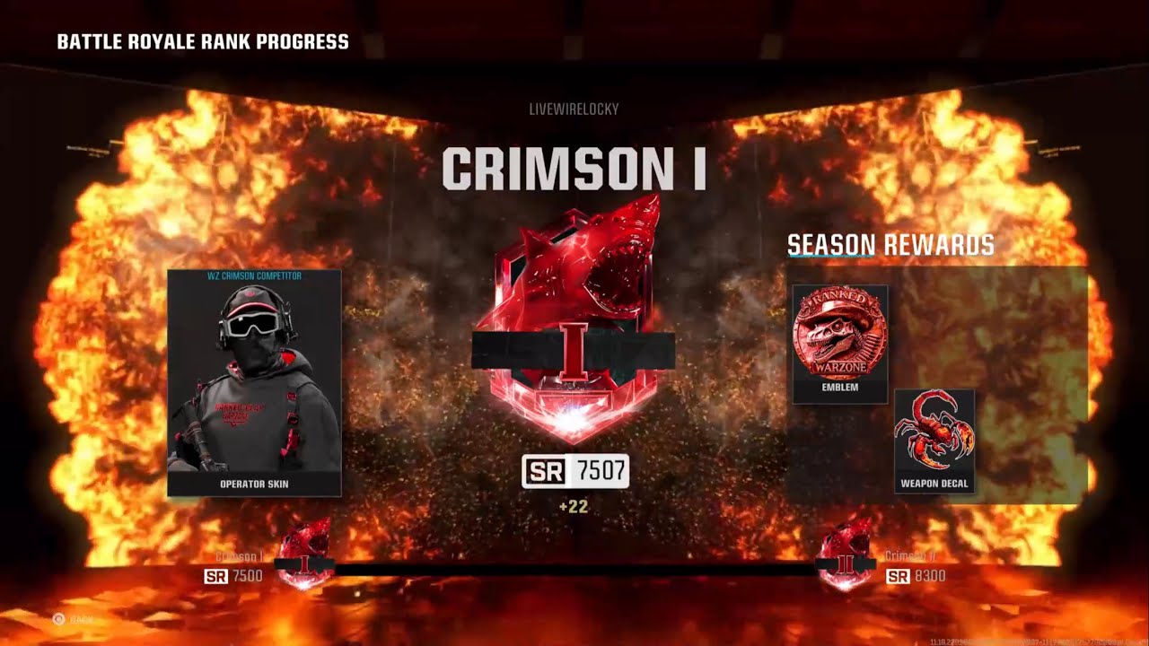 I Made It To CRIMSON! (Warzone Ranked)