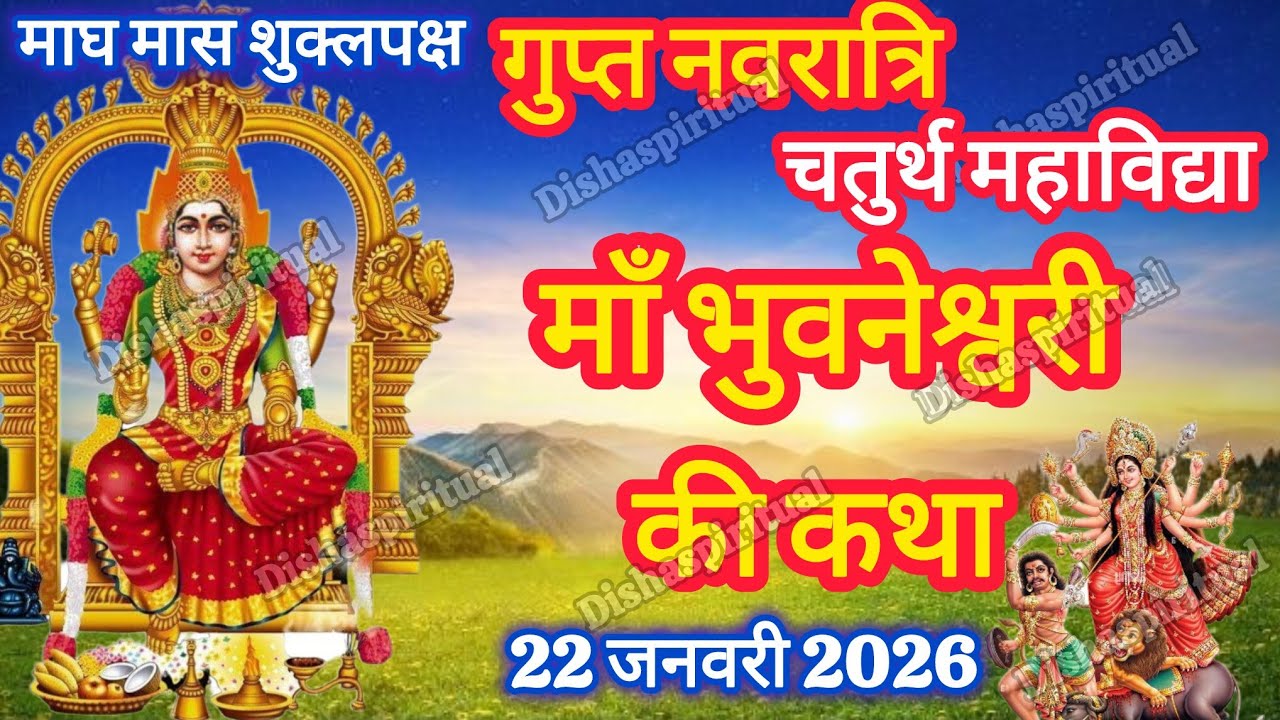 गुप्त नवरात्रि के चौथे दिन महाविद्या मां भुवनेश्वरी की कथा | Gupt Navratri ki Katha Day 4