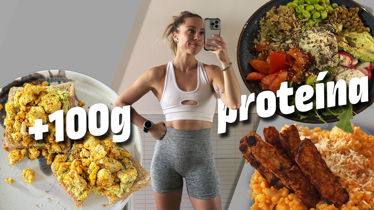 Gana Músculo siendo Vegano: Qué Como en un Día 💪🏼