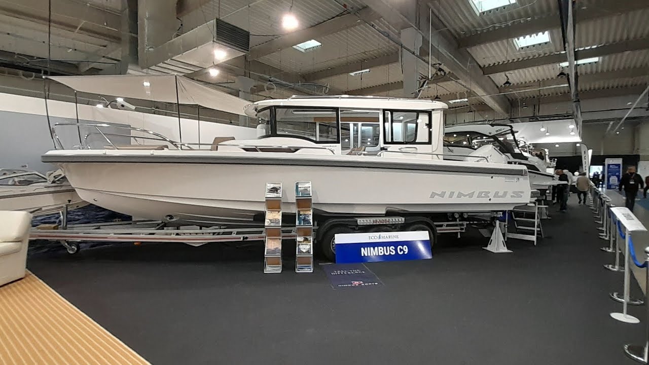 🚤 Nimbus C9 ze stopniowanym dnem na Poland Boat Show 2025! ⚓️
