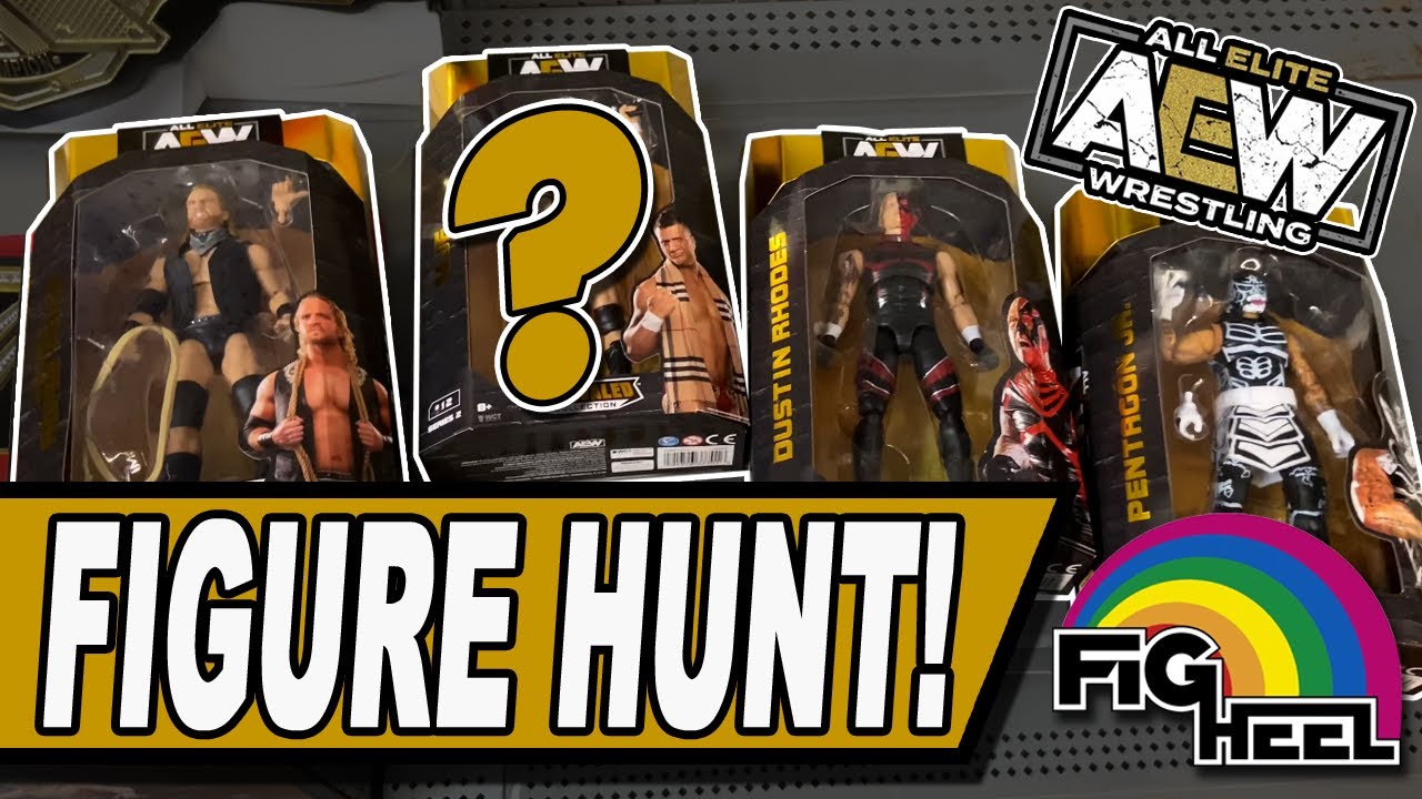 AEW Action FIGURE HUNT at Walmart & Target for Unrivaled Chase, WWE, Neca Ultimate, Funko Pop & More