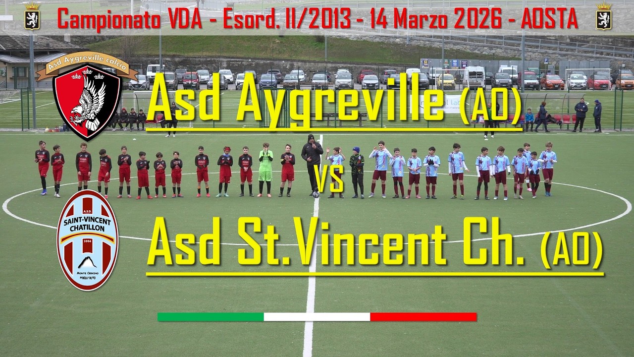 14/03/26 Gressan (AO): Campionato VDA Cat.Esord.II U13-2013: Aygreville (AO) vs St.Vincent (AO), 3-2