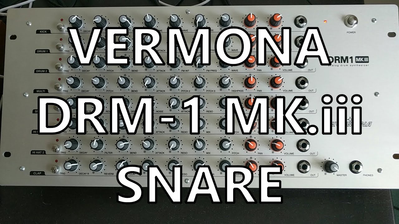 Vermona DRM1 Pt. 05 - Snare