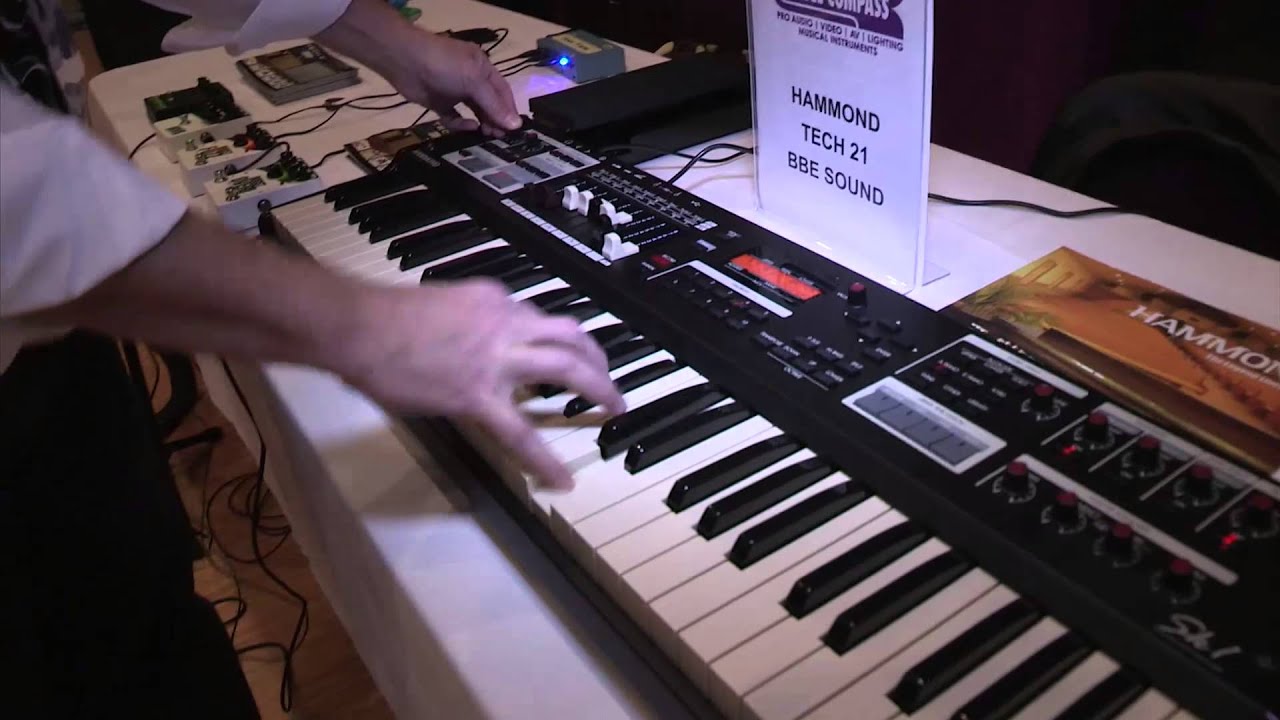 Hammond SK1 Ultra-Portable B-3 Organ @ Full Compass November 2012 -- Tech Expo Highlights