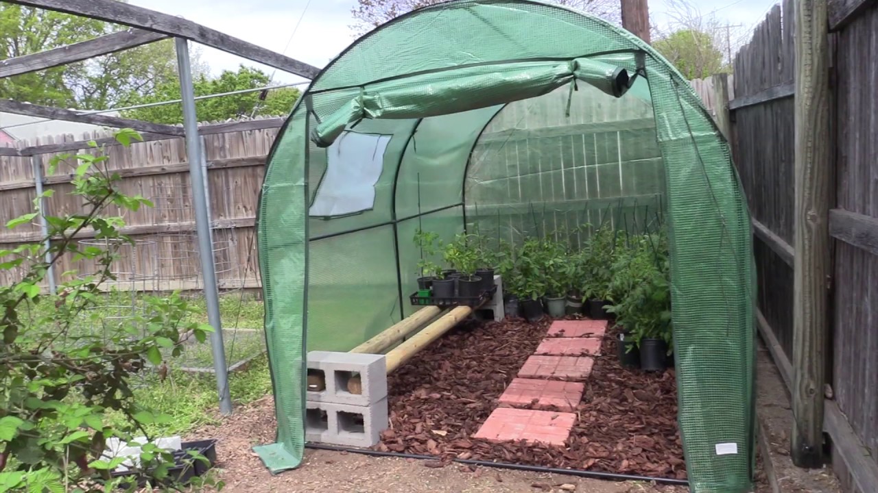 Setting up a Portable Greenhouse