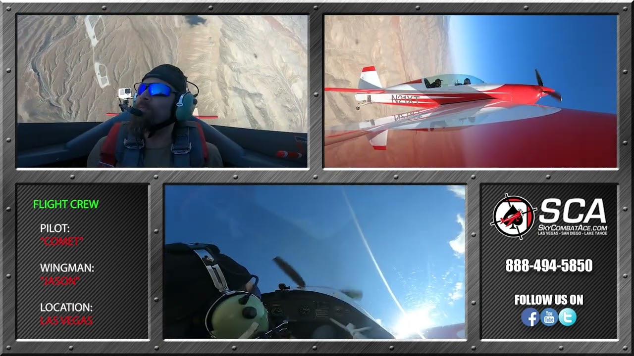 I flew a stunt plane!
