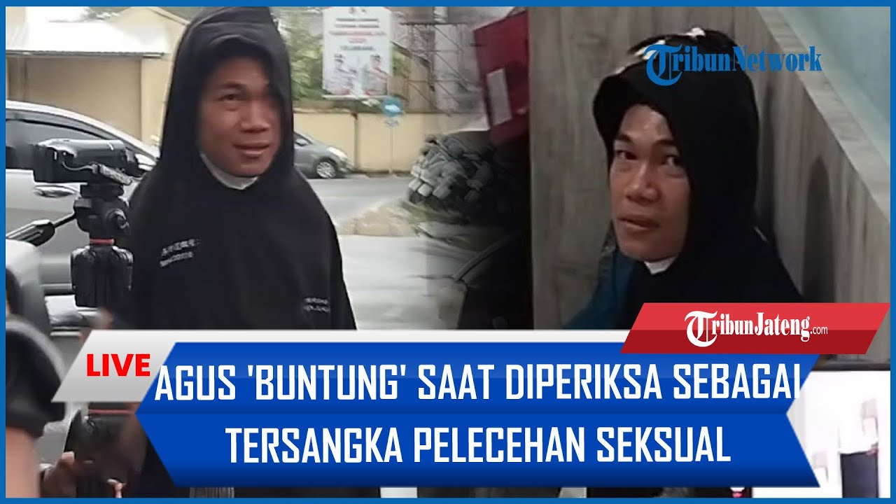 🔴Ekspresi Agus 'Buntung' saat Diperiksa Sebagai Tersangka Pelecehan Seksual, Diam Seribu Bahasa
