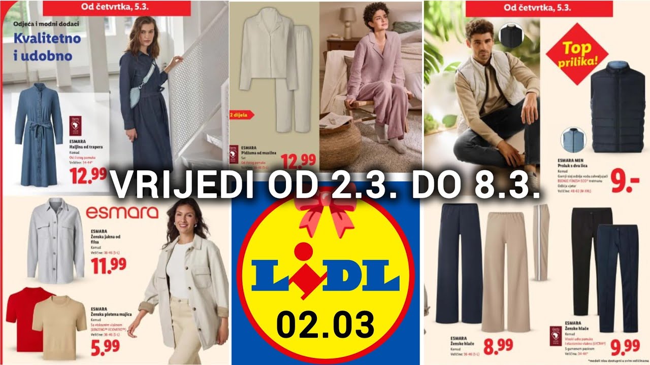 ✨ LIDL Lidlova Promocija Tjedna 02.03 ✨ Kuhinja - Tekstil - Dekoracija Parkside #lidlhrvaska