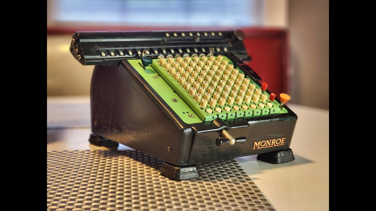 Monroe LA5-160 mechanical Calculator Restoration - Intro