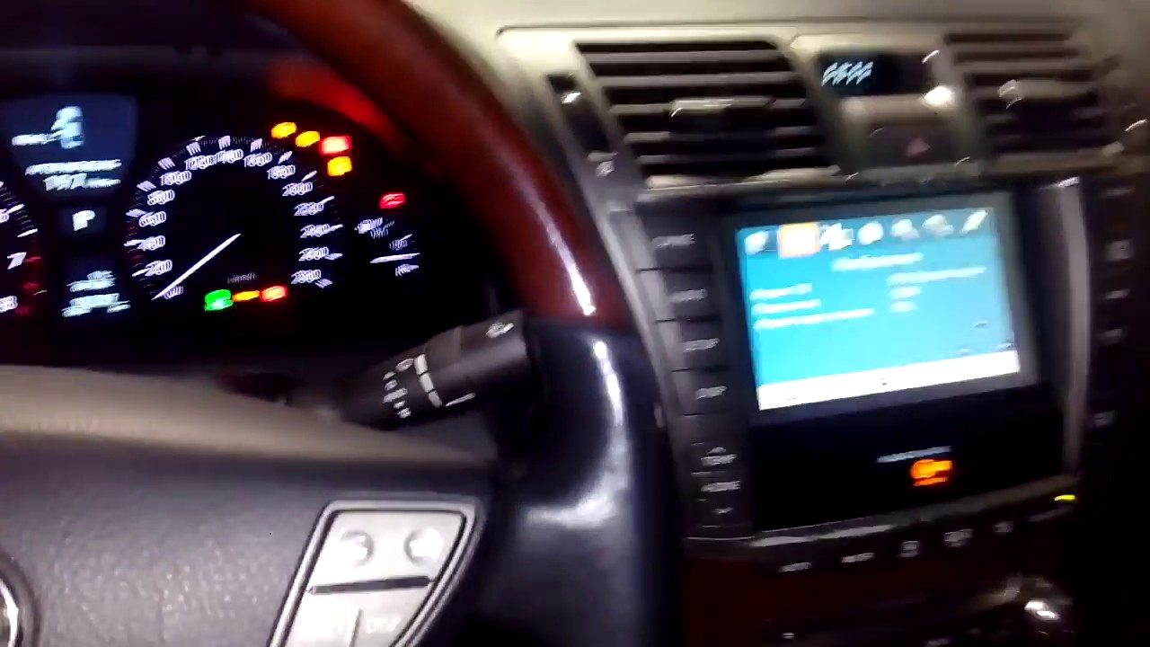 Lexus LS (2009-2012) 6Gen - установка цифрового тв тюнера, карты 2017г, с домами.