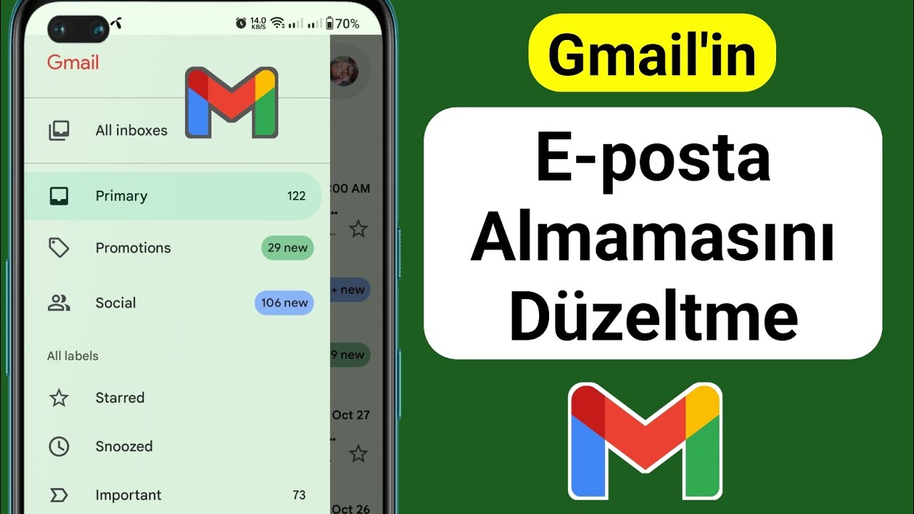 Gmail'in E-posta Almamasını D&uuml;zeltme | Gmail'de E-posta Alamıyorum
