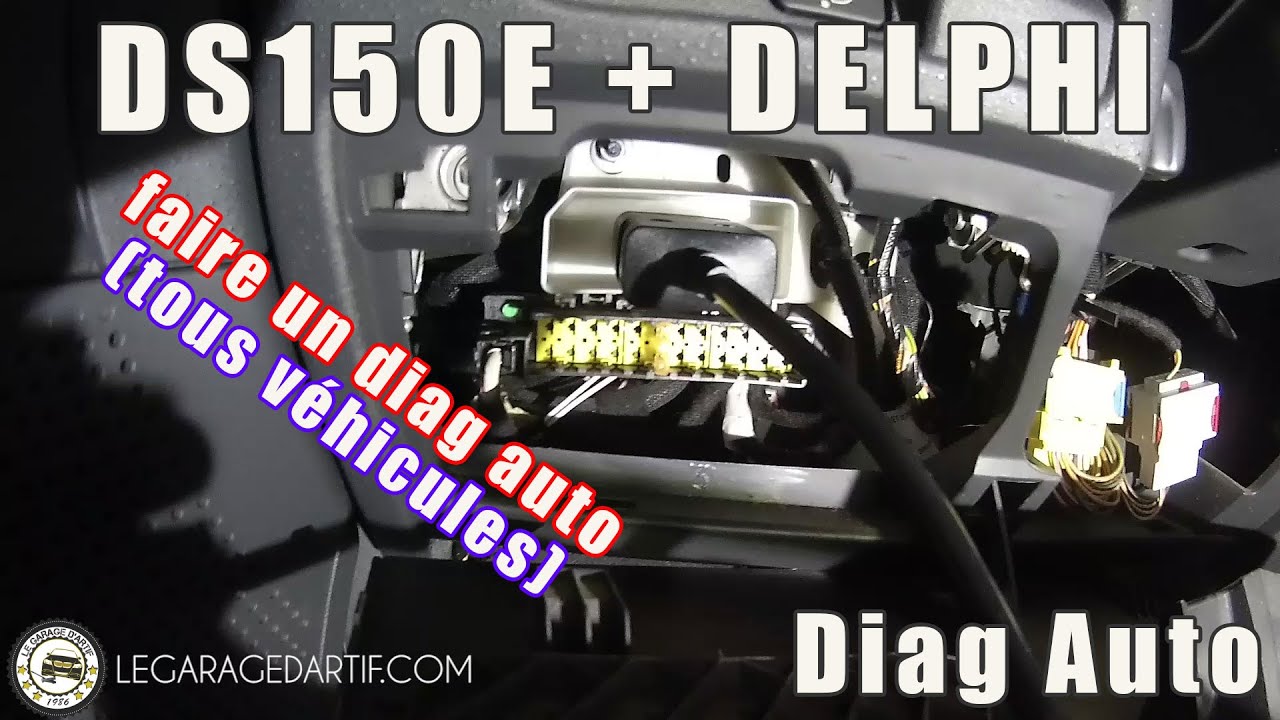 COMMENT FAIRE UN DIAG AUTO AVEC LA VALISE MULTI-MARQUES DS150E + DELPHI 2016.0 (CITROEN C3 1L4 HDI)?
