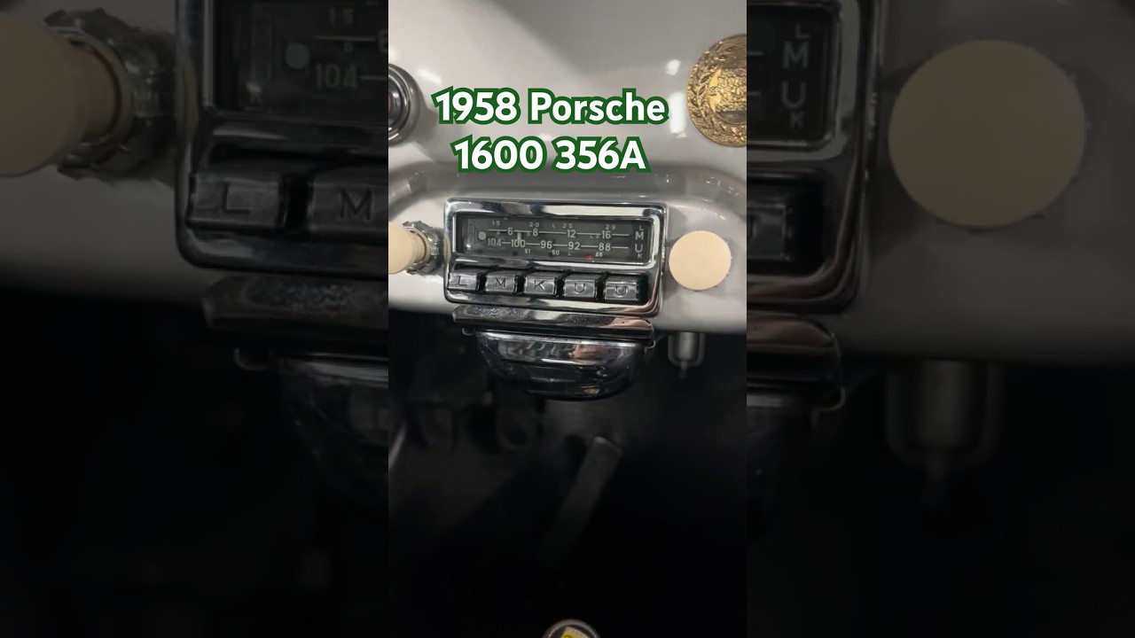 1958 Porsche 1600 356A. Radio / Ash-Tray 🤯 
