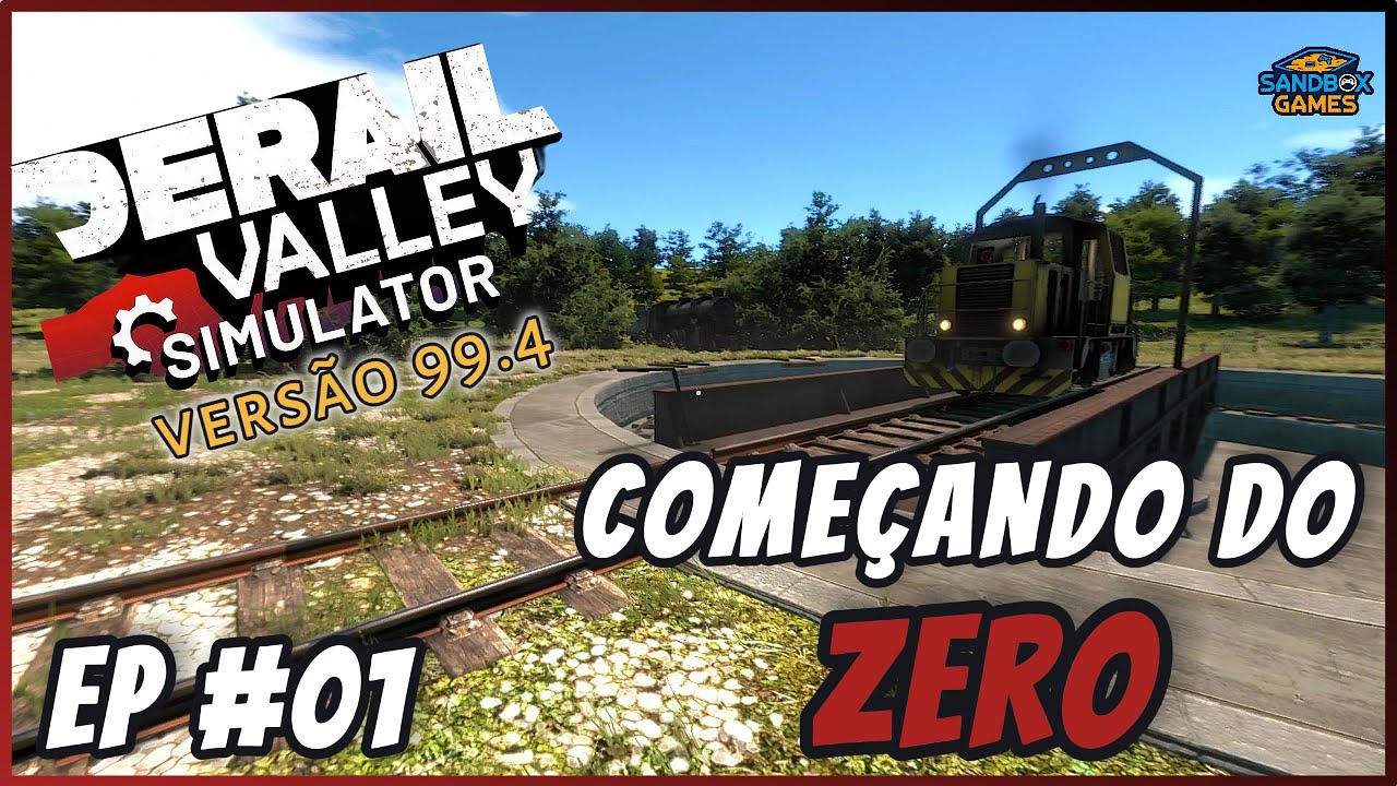 🚂📋 Come&ccedil;ando do ZERO no Derail Valley Simulator | EP#01 - Tutorial na Pr&aacute;tica!