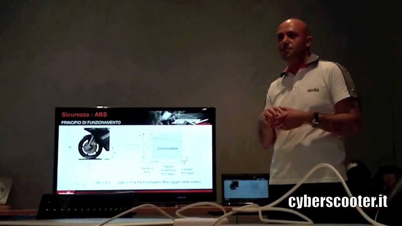 Aprilia SRV 850 ABS/ATC - Presentazione dell'ing. Rino Di Tanna