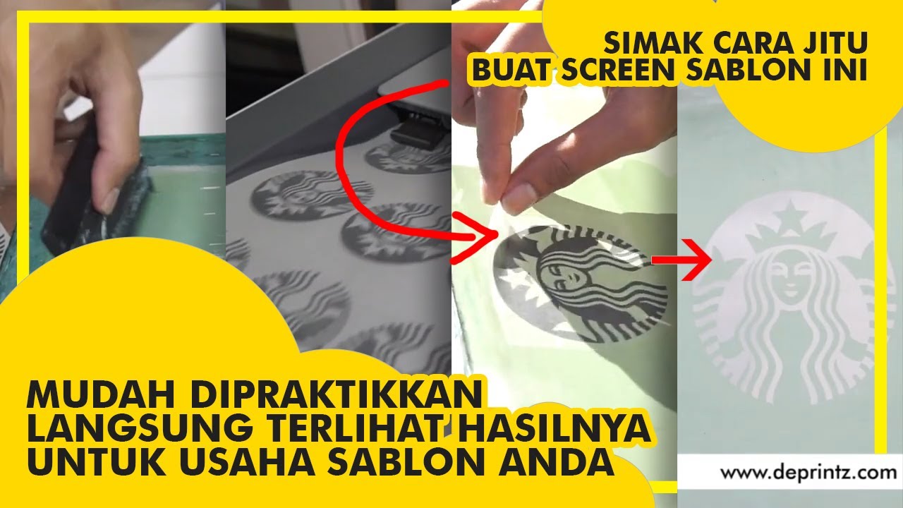 Tutorial 3 Alat Sablon Cup Manual : Afdruk Screen Sablon Gelas Cup Plastik Menggunakan Kertas Kalkir