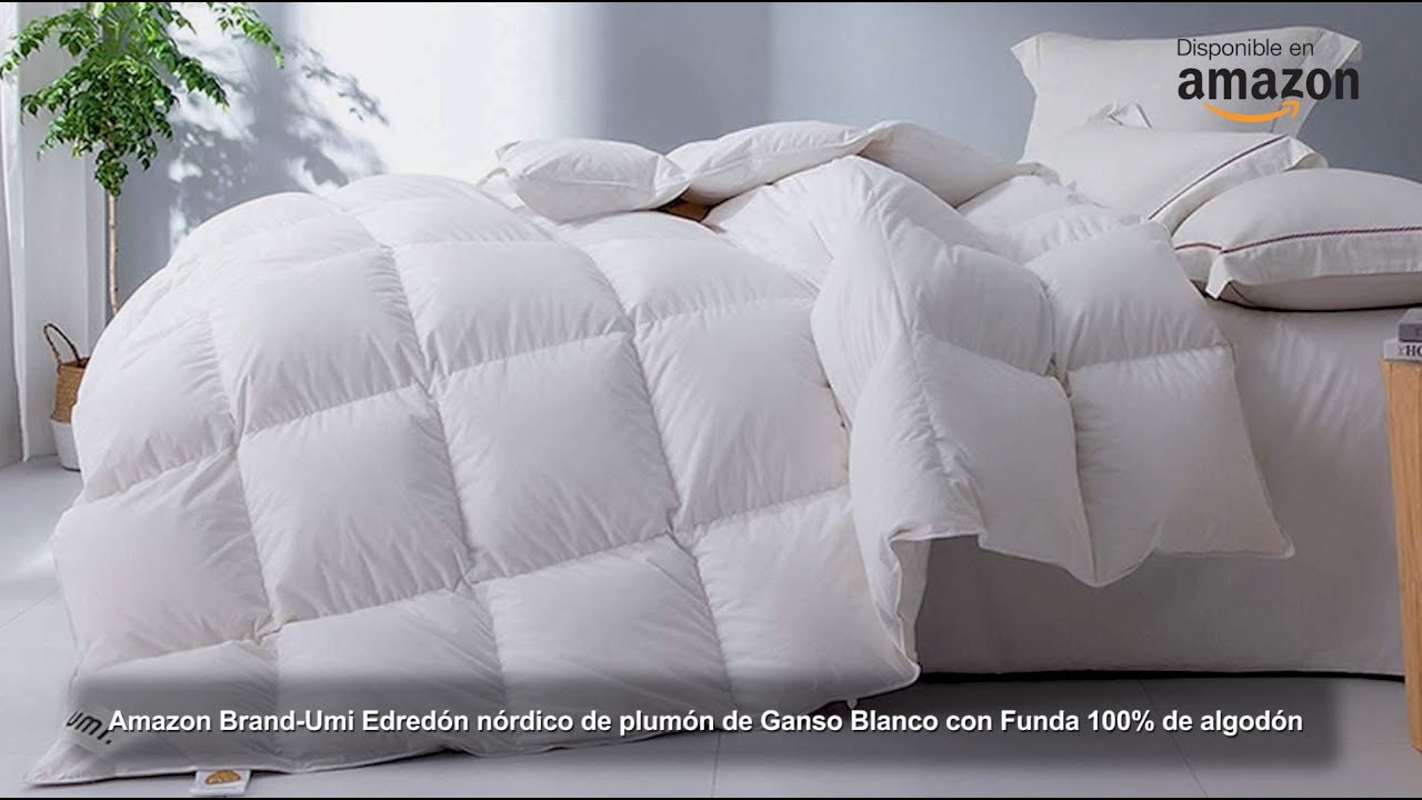 APSMILE Edredón de plumón de Ganso Ligero, 220 x 240 cm, edredón con Plumas y Plumas