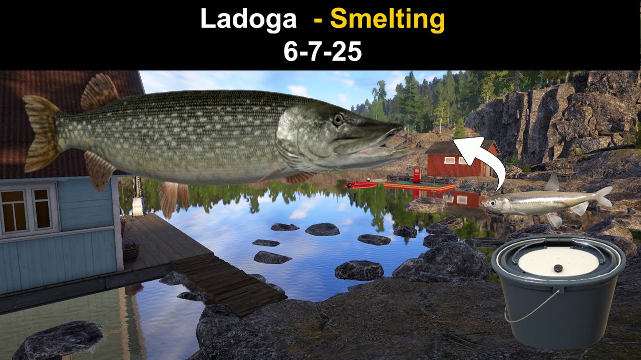 Russian Fishing 4, Ladoga  - Smelting 6-7-25