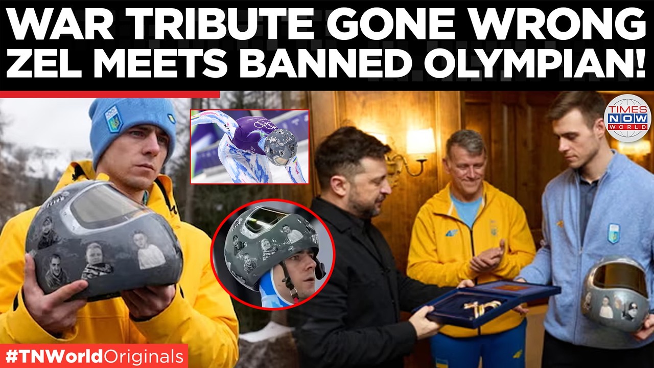 OLYMPIC HELMET ROW ESCALATES: Zelensky Meets Disqualified Athlete, Slams IOC | World News