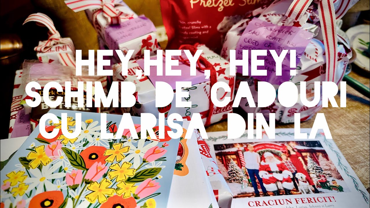 Vlog special de sărbători 🎄 | Schimb de cadouri cu Larisa din Los Angeles 🎁