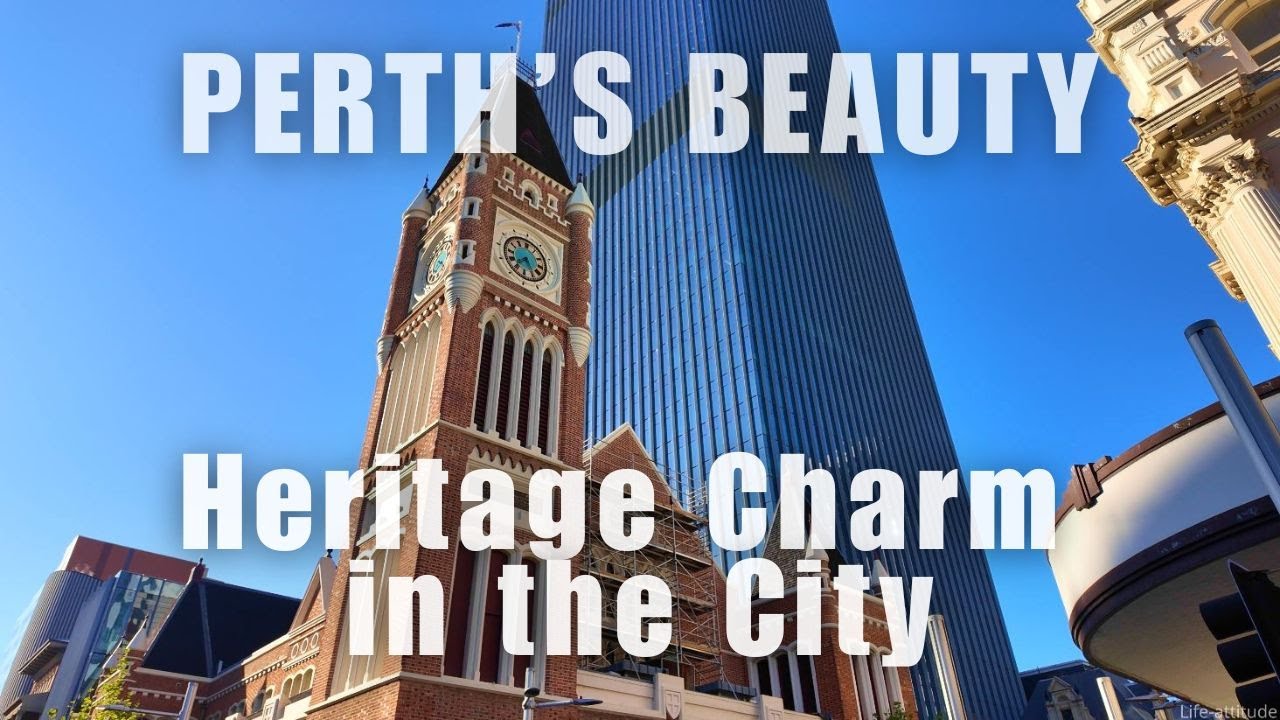 Perth’s Beauty: Old Buildings on Murray & Hay Streets (Spring 2025, 4K) | Heritage Charm in the City