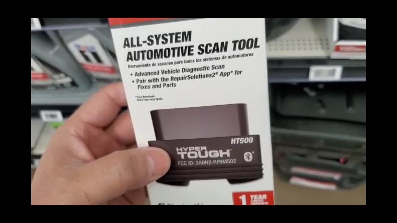 Диагностический сканер Hyper Tough HT500 с Bluetooth, для автомобилей с OBD2 1996 года выпуска и ...