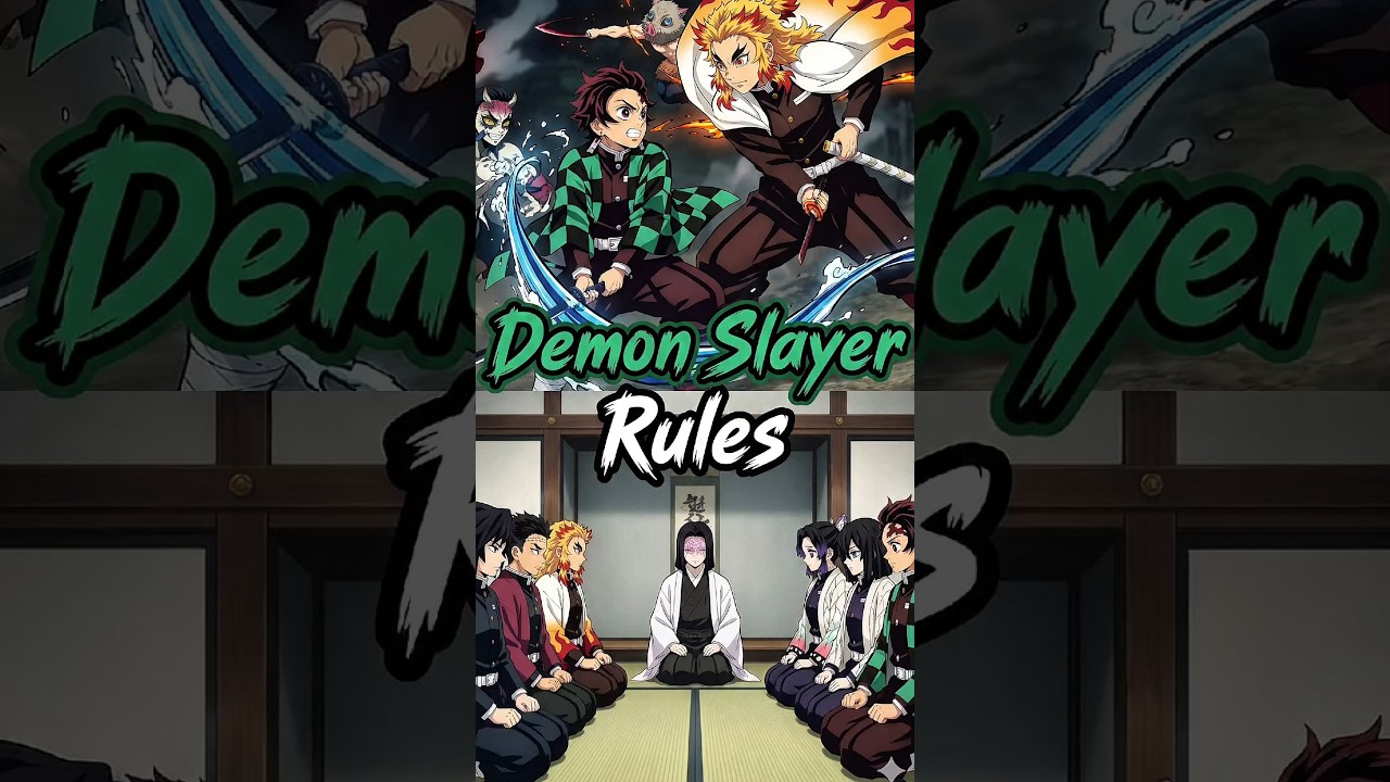 😱Secret Rules of Demon slayer 